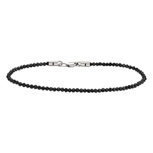 Браслет з агату із золотою застібкою. Артикул: 010456