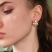 Золотые сережки Бабочки с фианитами. Артикул: 001540 Золотые сережки Бабочки с фианитами. Артикул: 001540
